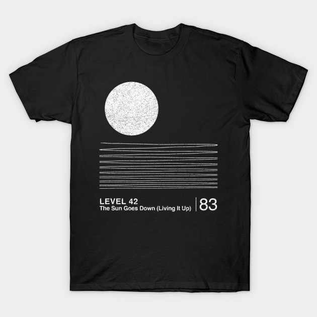 Level 42 /// Minimalist Graphic Artwork Design T-Shirt by saudade